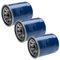 vhbw 3x filtro olio compatibile con Kubota 70000-74034, HH150-32094, HH150-32804, HH152-32432 trattori motori di scavatrici compressori compatti