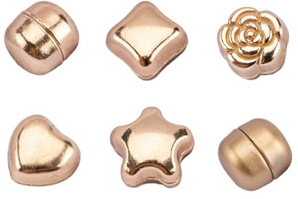 KGDUYC Sicherheitsnadeln Starker Hijab-Magnet, multifunktional, nadellose Brosche, Hijab-Anstecknadel, Damenknöpfe, Kleidung, Schal (6 Stück)