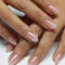 JUSTOTRY 24 Stück Gradient Pink Nägel Zum Aufkleben Kurz,Einfarbig Mandel Press on Nails Muster,Glossy Oval Kunstnägel Fake Nails Mittel,French Fingernägel Künstliche Nägel für Frauen