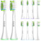 Aufsteckbürsten Kompatibel mit Philips Sonicare Elektrische Wiederaufladbare Zahnbürsten, Zahnbürstenköpfe für Snap-on System, für effektive Reinigung und Aufhellung, 10 Stück, Weiß