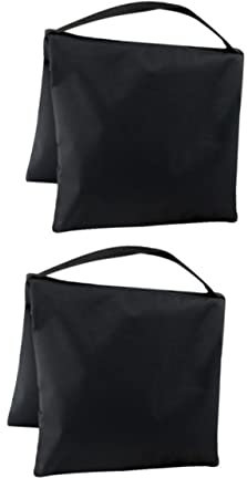 PHENOFICE 2er Satz Hochleistungs-sandsack Kamera-sandsäcke Für Außenaufnahmen Mit Reißverschluss Für Lampenhalter Und Stativstabilisierung