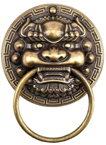 Kuntesetty Türklopfer Löwenkopf für Die Haustür, 8cm