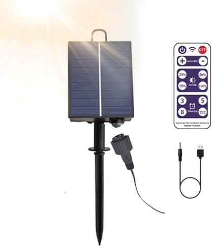 ALINUOYQ Solar Battery Box LED String Lamp Panel Controller Garden Street Light Decor