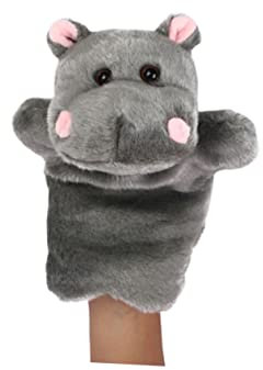 BESPORTBLE 1Stück Handpuppe Hippo Plüsch Für Geschichtenpuppe Für Rollenspiele Und Erzählungen Für Eltern Junge Mädchen Aktivitäten Dunkelgrau