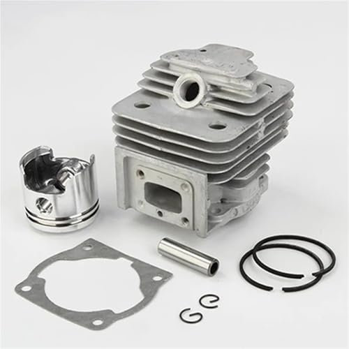 UYTGFO Kit de pistón de cilindro de 40 mm compatible con bloque 40-5, cortadora de césped, desbrozadora, motor de gasolina, carrera de potencia.