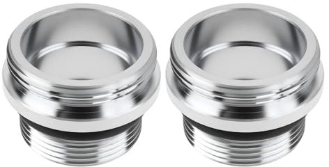 Be In Your Mind Lot de 2 adaptateurs de robinet extérieur M18,5 vers extérieur M22 filetage extérieur en cuivre pour purificateur d'eau adapté pour salle de bain cuisine évier
