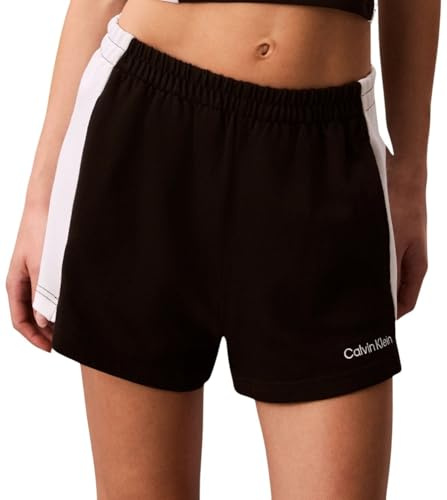 Calvin Klein Damen Shorts mit Taschen, Schwarz (Black), XL