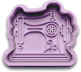 Vintage Nähmaschine Keksausstecher – zweiteilig mit Stempel – PLA Backform für Nähfans und kreative Bäcker*innen – Geschenkidee für Schneider & DIY-Liebhaber