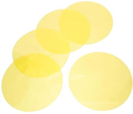 MOLUCKFU 5 Pièces Film pour LED et Spots Filtres Gel pour Ambiance Résistant Décoloration pour Salon et Événements