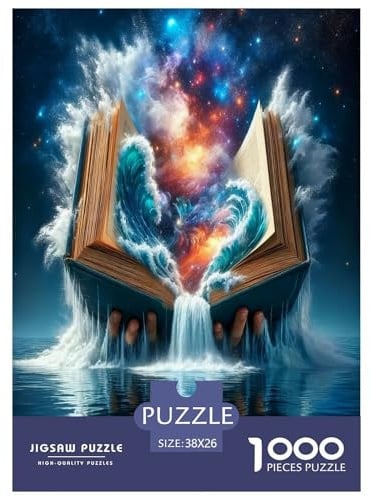 Das Buch der Palmen Puzzle 1000 Teile Schwer Pädagogisches Spielzeug Für Erwachsene Und Kinder Ab 14 Jahren, Klassische Herausfordernde Familie Aktivität Spiele Dekorative Geschenke 38x26cm/1000pcs