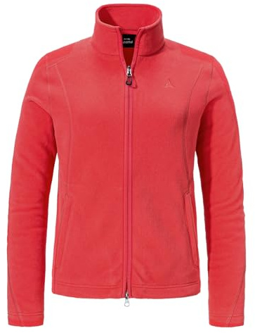Schöffel Damen Jacke Outdoorjacke Fleece Jacket Leona3, Farbe:Rot, Größe:38, Artikel:-2675 Baked Rose