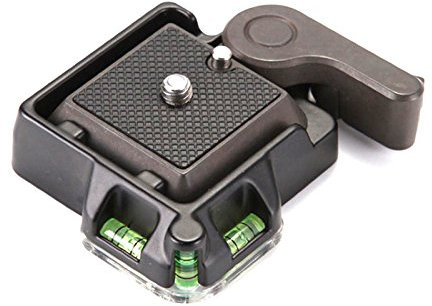 Schelle und Schnellwechselplatte QR Halterung für Stativ Einbeinstativ Kugelkopf Kamera