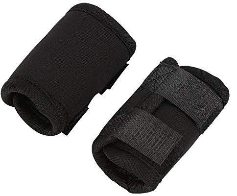 Akozon 1 Paar Bandage Hund Vorderbein, Vorderlauf Bandage für Hunde, Karpal Gelenk Pet Hundesport Bandage Pet Reha Bandage Haustier-Verband für chirurgische Verletzungen (Schwarz, S)