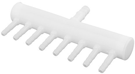 Plastic Aquarium Pump Pond Manifold Divider 8 Air Outlet Tubes