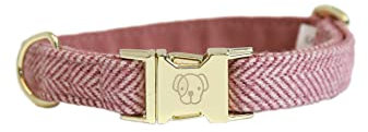 Kentucky Dogwear - Hundehalsband - Wolle - Hellrosa - Größe XL - 45-75cm