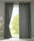 Gardinenbox 2er Set Vorhänge Schal Ösen »Berlin« HxB 245x140 cm Dunkelgrau Blickdicht Microsatin Lichtdurchlässig Uni Matt, 20405N2