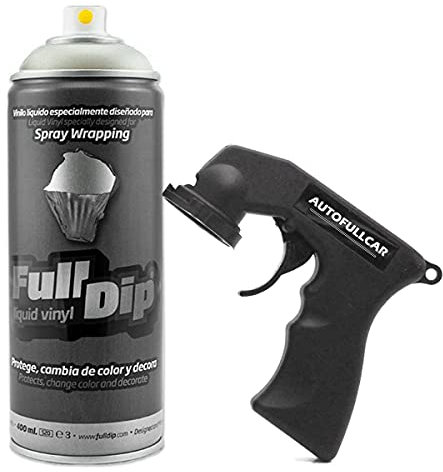 AutoFullCar Full Dip Spray Vinilo Líquido 400 ml con Adaptador (Aluminio)