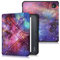 Xuanbeier Étui Housse Coque TPU pour Tolino Vision Color/Kobo Libra Colour 2024/Kobo Libra 2/Tolino Vision 6 avec Fonction Support,Galaxy