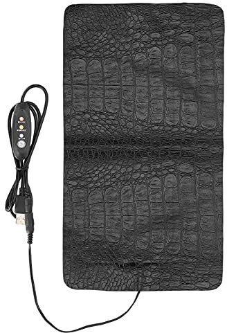 Joyzan Reptile Heating Pad, Vivarium Heat Mats Pets Pad USB Foldable Support Adhesive Heater Sheet Piece Warming 3 Gears Adjustable Temperature for Dogs Cats Small Animals Tortoise Snakes(M)