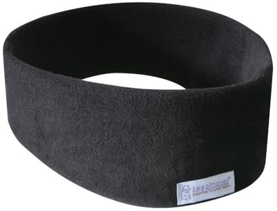 SleepPhones® Wireless v8 Fleece Midnight Black - Medium