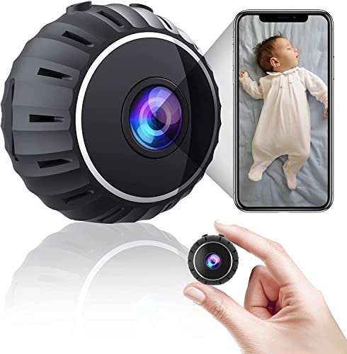 Mini Spy Cameras, Hidden 1080P HD Wireless Camera with Night Vision Motion Detection, WiFi Camera Home Security Nanny Surveillance Cam Perfect Video Bady Camera for Indoor and Outdoor
