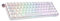 Geeky GK65 65% | Hot Swappable Mechanical Gaming Keyboard | 68 Keys Multi Color RGB LED Backlit for PC/Mac Gamer | ANSI US American Layout (White, Mechanical Red)