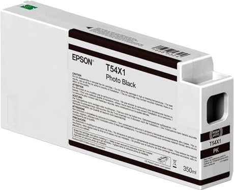 Epson Tonerkartusche T54X1 für SureColor SC-P6000/P7000/P8000/P9000, Schwarz Photo – 350 ml (ersetzt T8241)