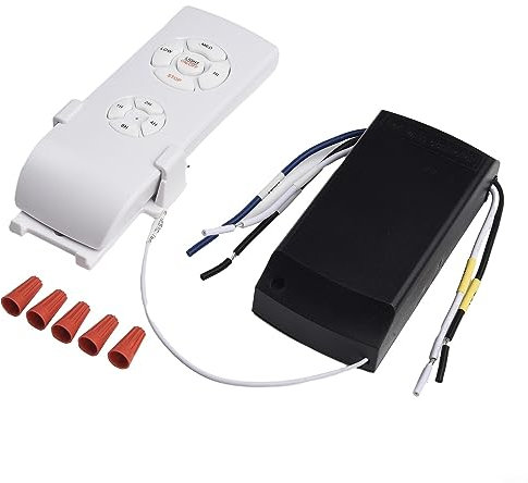HEIBTENY Smart WiFi Deckenventilator Remote Kit, Smart Wifi Fan Switch Deckenventilator und Licht Fernbedienung Kit mit Smart WiFi + Blue-Tooth, 3-Wege-Steuerung für Wohnzimmer, Arbeitszimmer, Küche