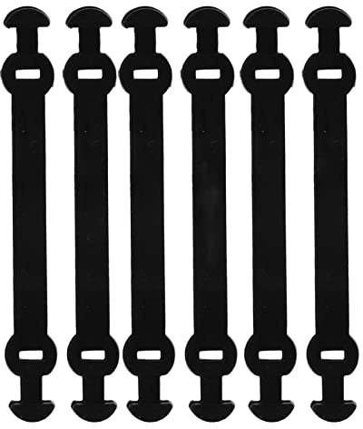Tissting 6 Stück Silikon Tennis Vibrationsdämpfer, Silikon Tennisschläger Saite Schock Absorber Lange Schnalle Tennisschläger Vibrationsdämpfer für Kinder Erwachsene Tennisspieler