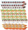 60 Barquettes LE BERGER DES FRUITS/NUT/LUNE DE MIEL | Assortiment de 12 Miel + 24 Pâte à tartiner + 24 confitures assorties : Pêche, Fraise, Prune, Abricot en Portions Individuelles
