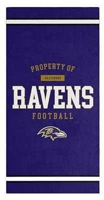 Foco Baltimore Ravens NFL 2024 Strandtuch Badetuch Handtuch Lila - One-Size