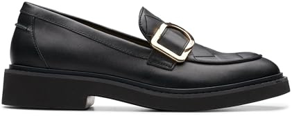 clarks Splend Penny Slipper & Bootsschuhe Damen Schwarz - 38 - Slipper Shoes