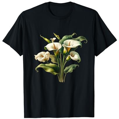 Beauty Calla Lilies Flower Floral Watercolor Spring Lily Tee T-Shirt