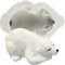 MINFEIDMS Moule en silicone 3D en forme d'animaux marins en forme d'ours polaire pour décoration de gâteaux, pâte à sucre, pâte polymère