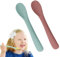 BHIPKOT Silikonlöffel für Babys: 2er-Set mit weichen Spitzen, ideal zum Füttern und Trainieren, Flexible, kausichere Trainingslöffel