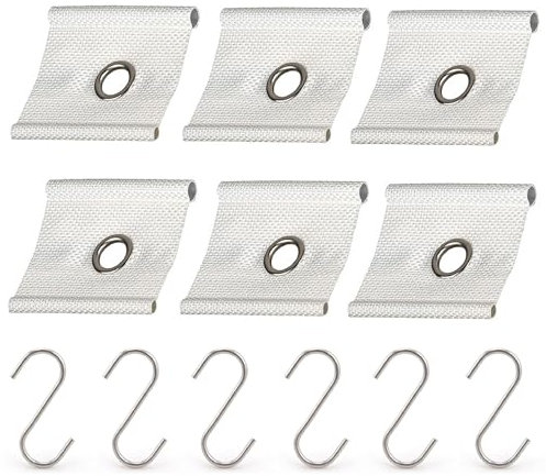 LQIOACU 6 PCS ganchos para toldos ganchos de toldo de camping rv caravana ganchos en forma de s ganchos en S para toldos para caravanas camping