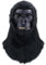 Masque De Gorille Noir d'halloween À Bouche Mobile, Masque De Chimpanzé À Mâchoire Mobile pour Costume De Fête du Festival d'halloween