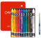 Caran d'Ache Neocolor II Aquarell-Wachsmalstifte, Aquarellstifte, 10 Stück und 1 Pinsel
