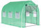 Outsunny Invernadero de Exterior 3x2x2 m Invernadero de Túnel con 6 Ventanas de Malla y Puerta Invernadero de Huerto para Patio Jardín Verde
