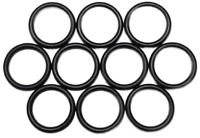 Einzelne Premium O-Ringe aus NBR70 in Carbon Black, Dichtungsringe (10 Stück, 13x2,5)