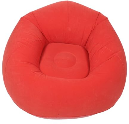 Cabilock Sedia Gonfiabile Portatile per Esterni Gonfiabile con Supporto Rinforzato e Borsa Integrata Poltrona Relax per e Camera Rosa