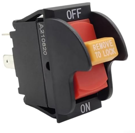 2-pin/4-pin for TOGGLE Switch, SW7B Aftermarket On-Off Table Saw Switch, Workbench On-Off for TOGGLE Switch For Drill Presses Band Saws Routers(2PIN)