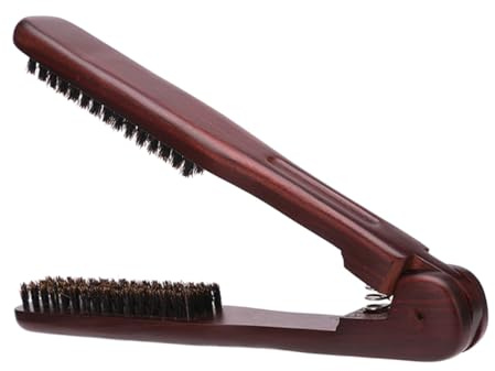 Antistatischer V-form Haarglätterkamm, Doppelseitig