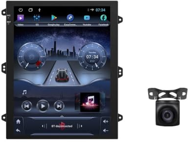 ATVSD 2 din Android 13 Auto Car Radio multimedia video Player Compatible for Tesla Type 9.7 inch Stereo Carplay 2din Navigation(Q9(1-32GB) CAM)
