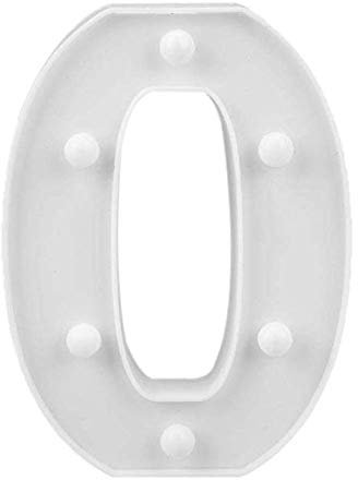 LED Deko Buchstaben - 22 cm A-Z - mit warmen Licht - Lampe beleuchtet Hinstellen Hochzeit Schriftzug Wort Love Home Batterie Lechtdeko Alphabet Ja Liebe Romantisch Wohnzimmer Bar Leuchtbuchstaben (O)