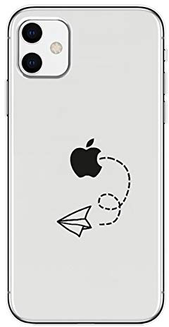 Rembcom Compatible avec Coque iPhone 11,Crystal Transparent en Silicone TPU Souple [Ultra Fin] [Ultra Léger] Cover Protection Bumper Anti-Choc Housse Étui pour iPhone 11 Pro (21, iPhone 11)