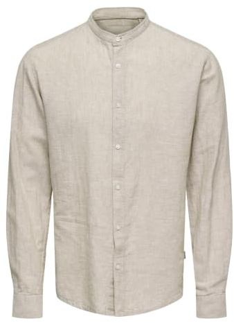 Only & Sons Male Hemd ONSCAIDEN Leinen Hemd | Shirt