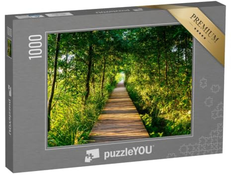 puzzleYOU: Puzzle 1000 Teile „Der Weg ins Grüne: Nationalpark in Prerow“ – aus der Puzzle-Kollektion Deutschland