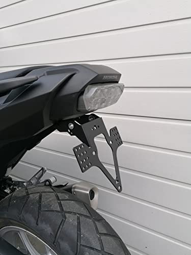 Kennzeichenhalter GroFaTec EVO für Honda NC 750 S/X Bj 16-20 Kennzeichenträger Nummernschild Träger Halter kurzes Heck Heckumbau Porta Targa nc750