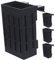 Zerodeko 4 Pièces Tasse De Plantes Aquatiques en Plastique Aquarium Suspendu Porte-Plante Aquatique Planteur Pot d'eau Fleur Plante Plantation Rack Pot pour Fish Tank Étang Noir